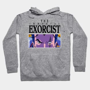 The Immortal Exorcist - Cursed Eye (white) Hoodie